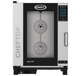 10 tálcás UNOX CHEFTOP Plus elektromos kombisütő digitális vezérléssel